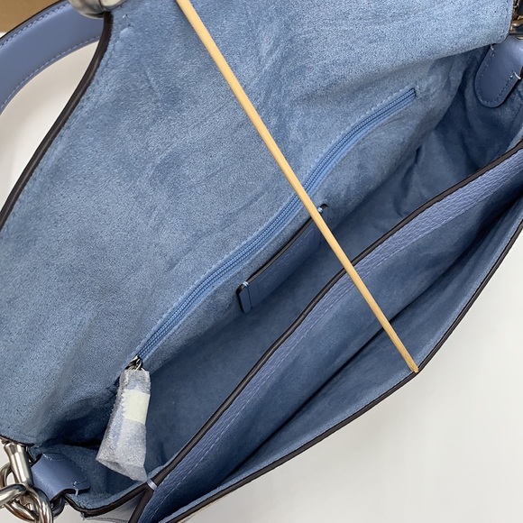 COACH Georgie Shoulder Bag In Signat Canvas COLOR
Silver/Light Khaki/Marble Blue - Picture 13 of 16